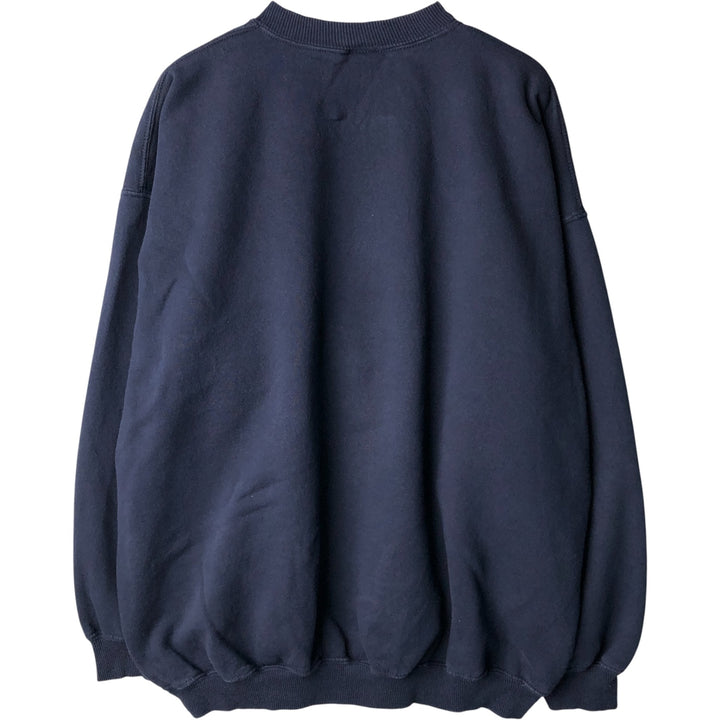 ESPN Print Sweatshirt, Men's XL cotton navy blue type Vintage Second Hand
