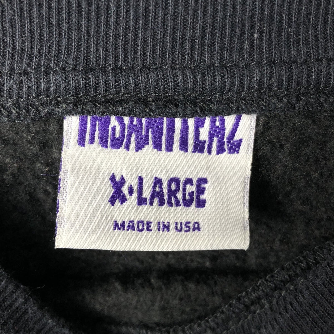 Vintage 90'S INSANITEAZ printed sweatshirt, Made in USA, Men's XL unclear black type Vintage Second Hand