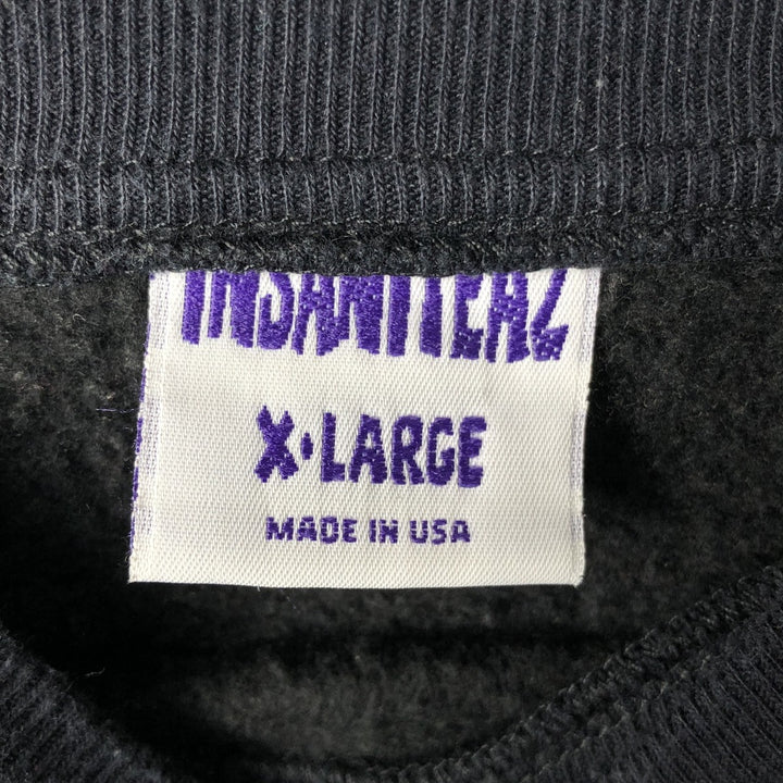 Vintage 90'S INSANITEAZ printed sweatshirt, Made in USA, Men's XL unclear black type Vintage Second Hand