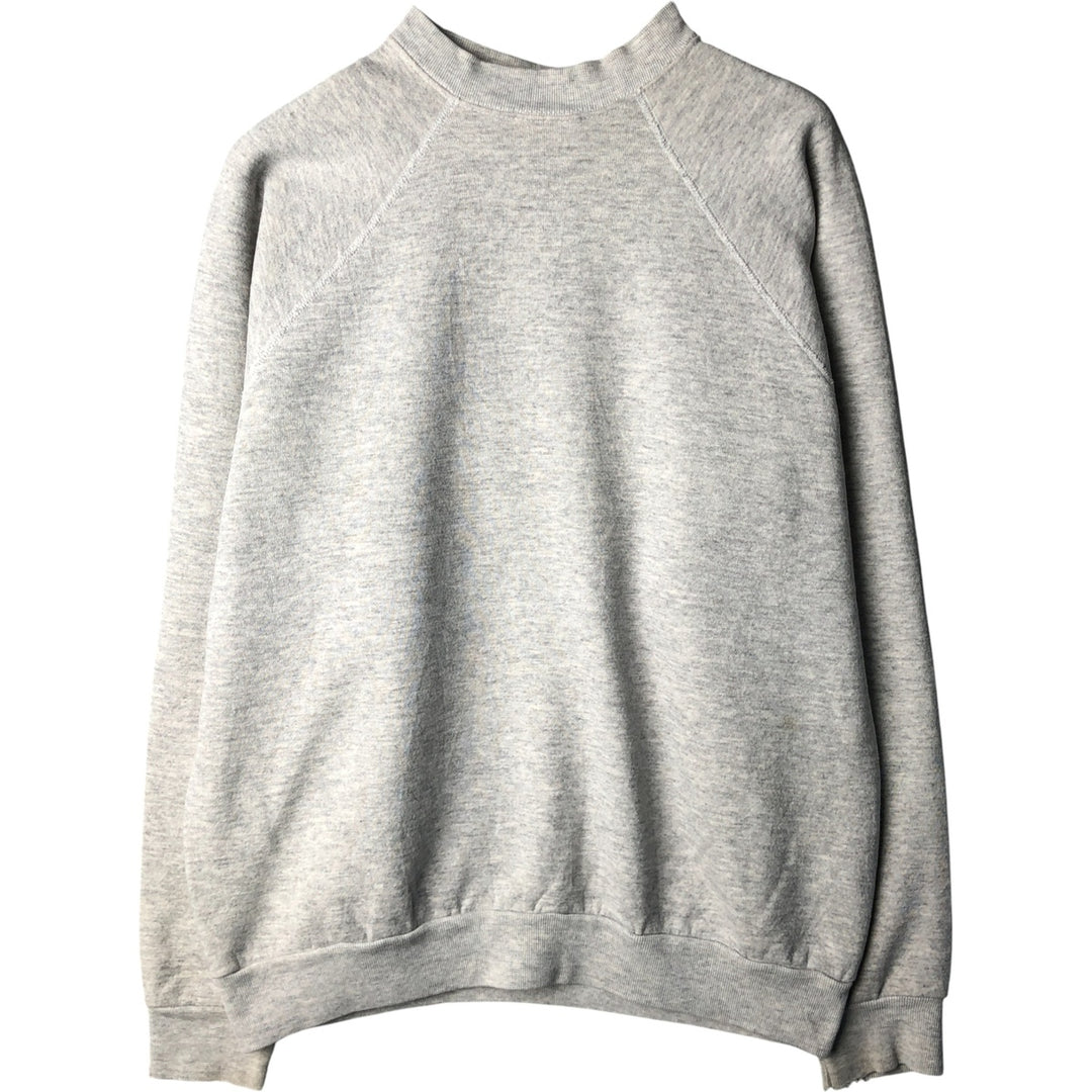 90'S EM College Character Sweatshirt, Made in USA, Men's XL, Vintage cotton gray type Vintage Second Hand