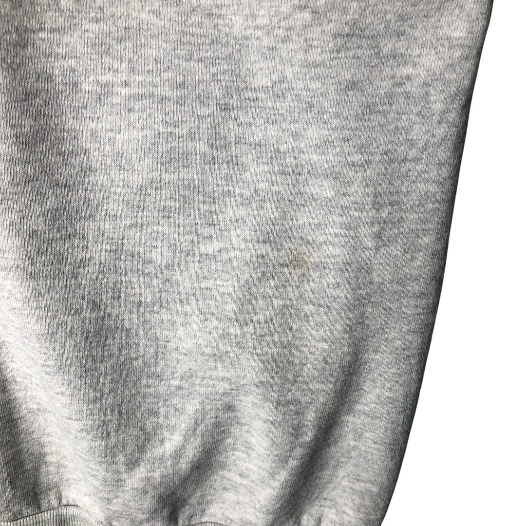 90'S EM College Character Sweatshirt, Made in USA, Men's XL, Vintage cotton gray type Vintage Second Hand