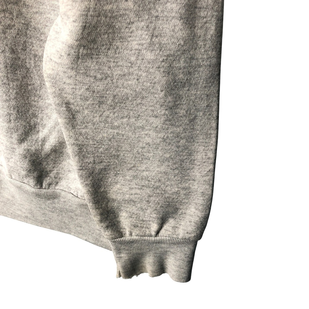 90'S EM College Character Sweatshirt, Made in USA, Men's XL, Vintage cotton gray type Vintage Second Hand