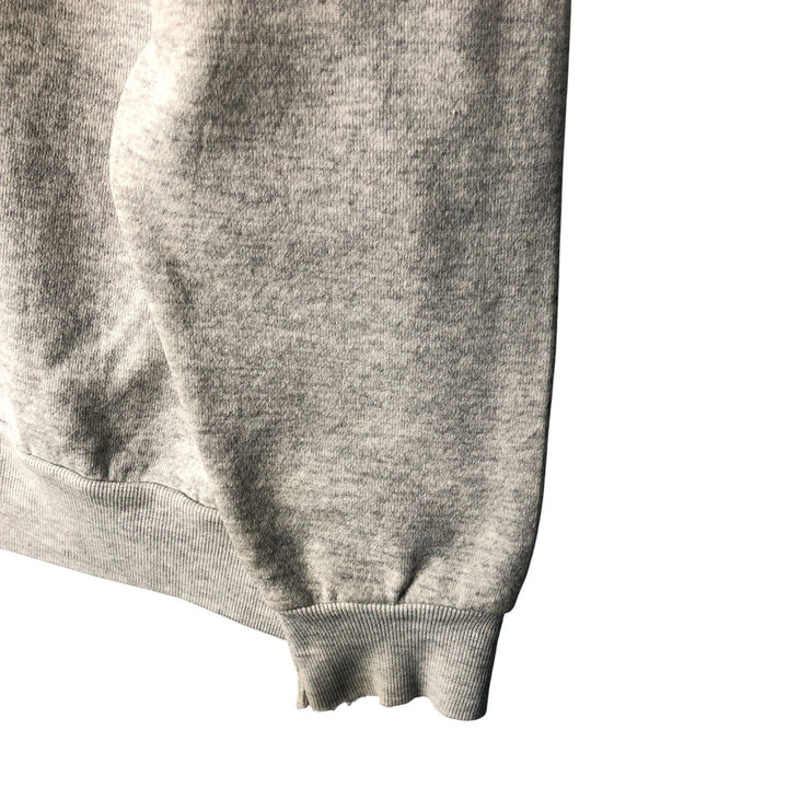 90'S EM College Character Sweatshirt, Made in USA, Men's XL, Vintage cotton gray type Vintage Second Hand