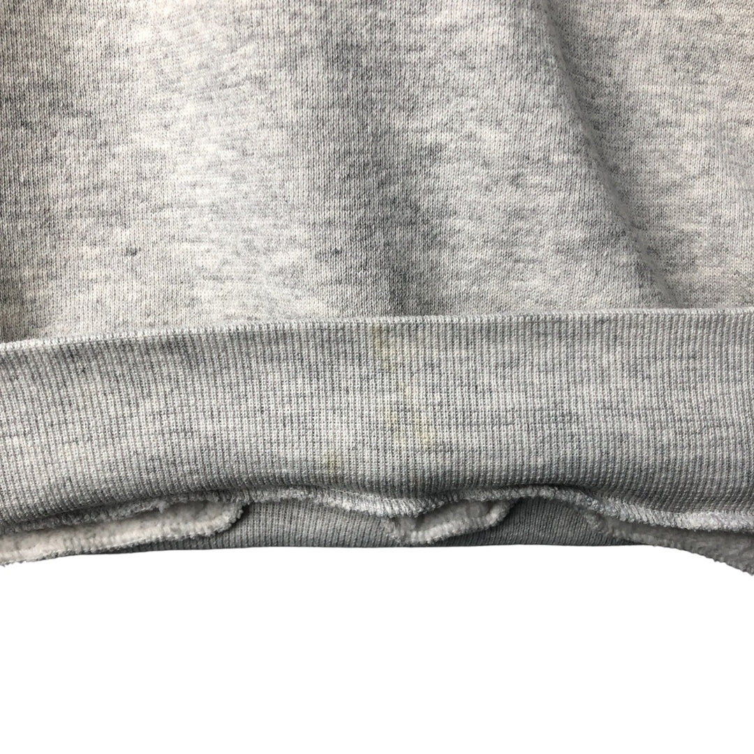 90'S EM College Character Sweatshirt, Made in USA, Men's XL, Vintage cotton gray type Vintage Second Hand