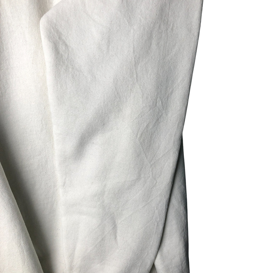 Vintage 90'S printed sweatshirt, size L, men's unclear white type Vintage Second Hand