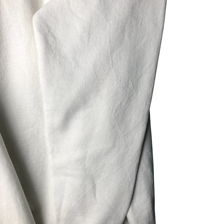 Vintage 90'S printed sweatshirt, size L, men's unclear white type Vintage Second Hand