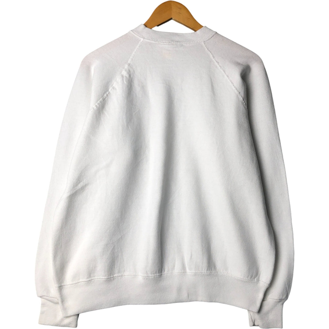 Vintage 90'S BJ Design Concepts Art Print Sweatshirt, Made in USA, Men's Size L cotton white type Vintage Second Hand