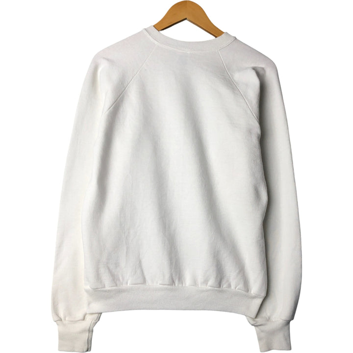 Vintage 90'S Jerzees message print sweatshirt, made in the USA, size M, men's cotton white type Vintage Second Hand