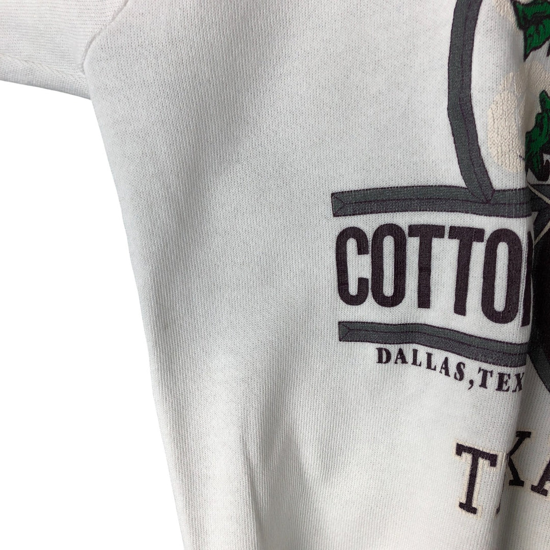 Vintage 90'S Printed Sweatshirt, Men's Size L unclear white type Vintage Second Hand