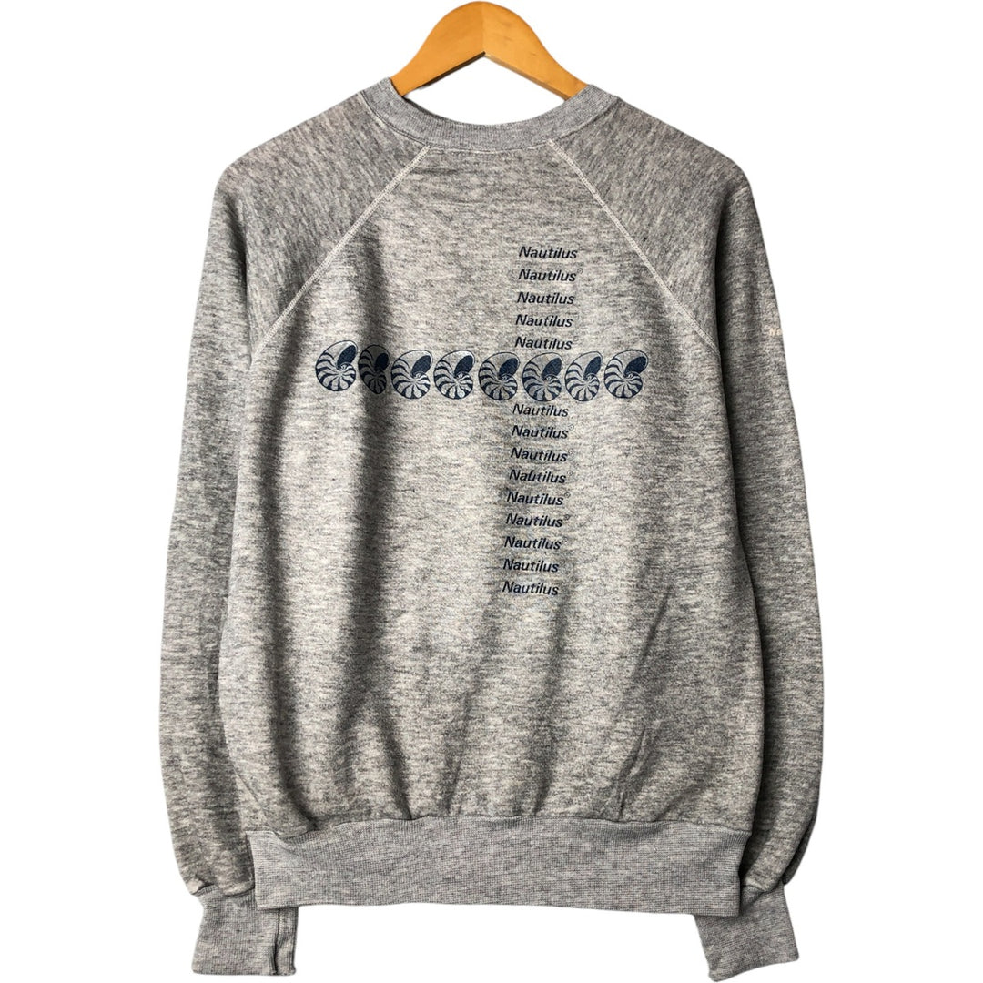Vintage 1990'S Advertising sweatshirt, made in the USA, size L, men's unclear gray type Vintage Second Hand