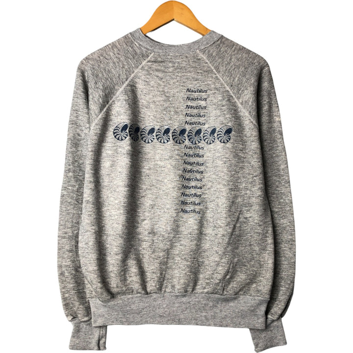 Vintage 1990'S Advertising sweatshirt, made in the USA, size L, men's unclear gray type Vintage Second Hand