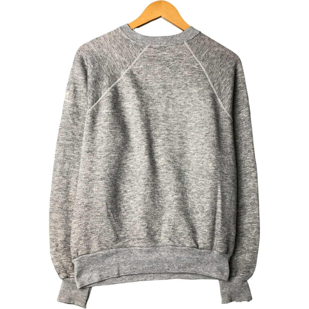 Vintage 1990'S Advertising sweatshirt, made in the USA, size L, men's unclear gray type Vintage Second Hand