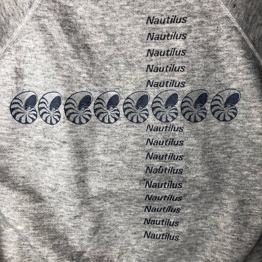 Vintage 1990'S Advertising sweatshirt, made in the USA, size L, men's unclear gray type Vintage Second Hand