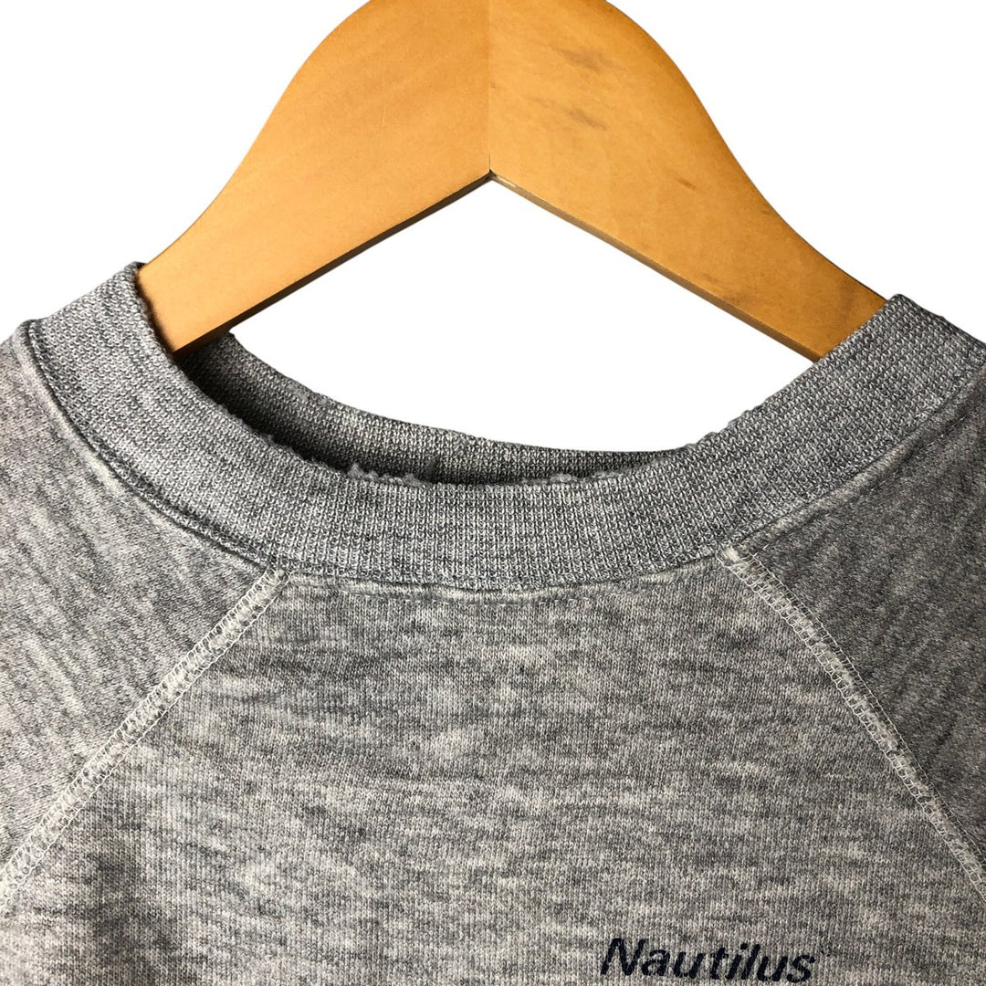 Vintage 1990'S Advertising sweatshirt, made in the USA, size L, men's unclear gray type Vintage Second Hand