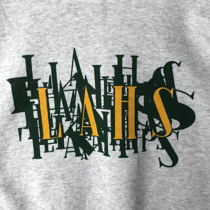 90'S Fruit of the Loom printed sweatshirt, sweatshirt, men's XL size, vintage cotton pale white type Vintage Second Hand