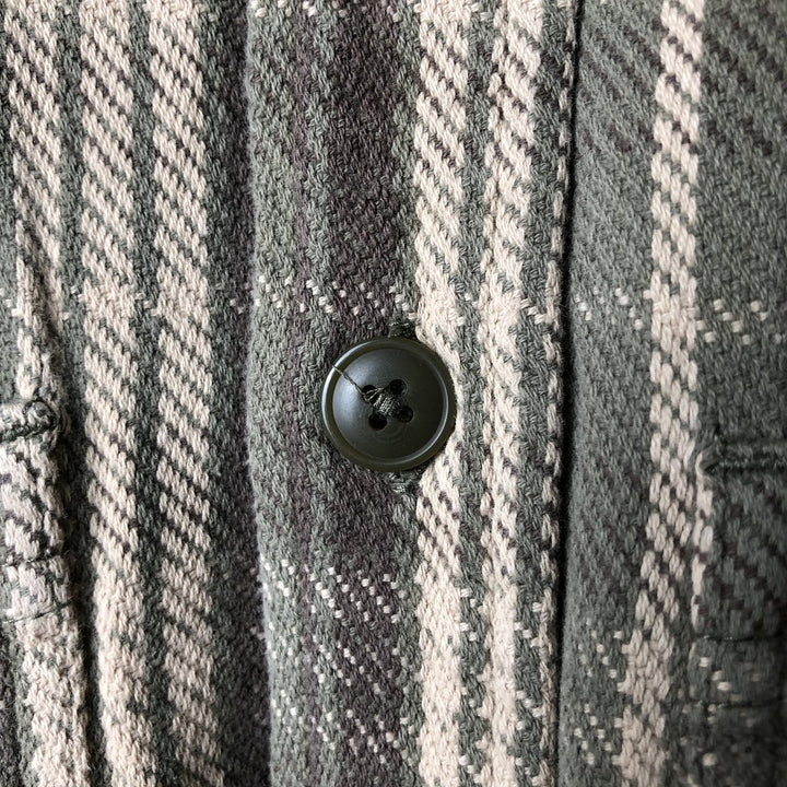 HIGH SIERRA Long Sleeve Flannel Check Shirt, Men's Size Small cotton Beige type Vintage Second Hand