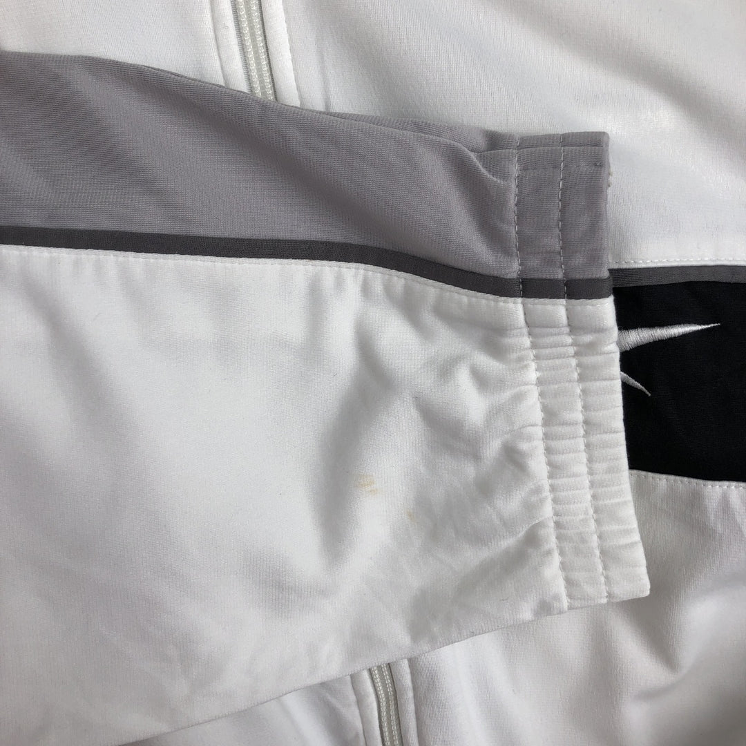 2000'S Reebok Jersey Track Jacket, Men's Size Medium polyester white type Vintage Second Hand