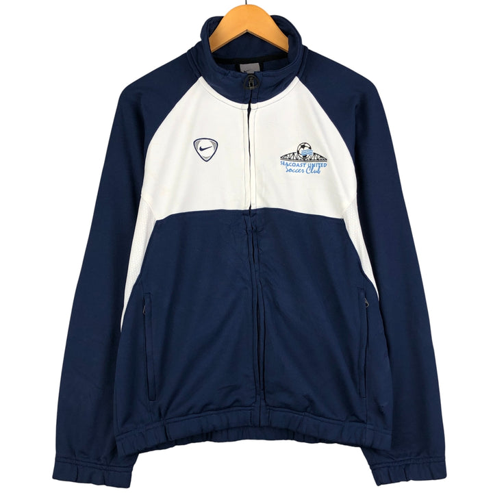 00'S Nike Jersey Track Jacket Men's S polyester navy blue type Vintage Second Hand