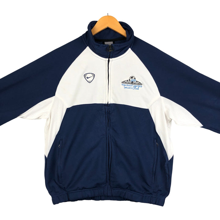 00'S Nike Jersey Track Jacket Men's S polyester navy blue type Vintage Second Hand