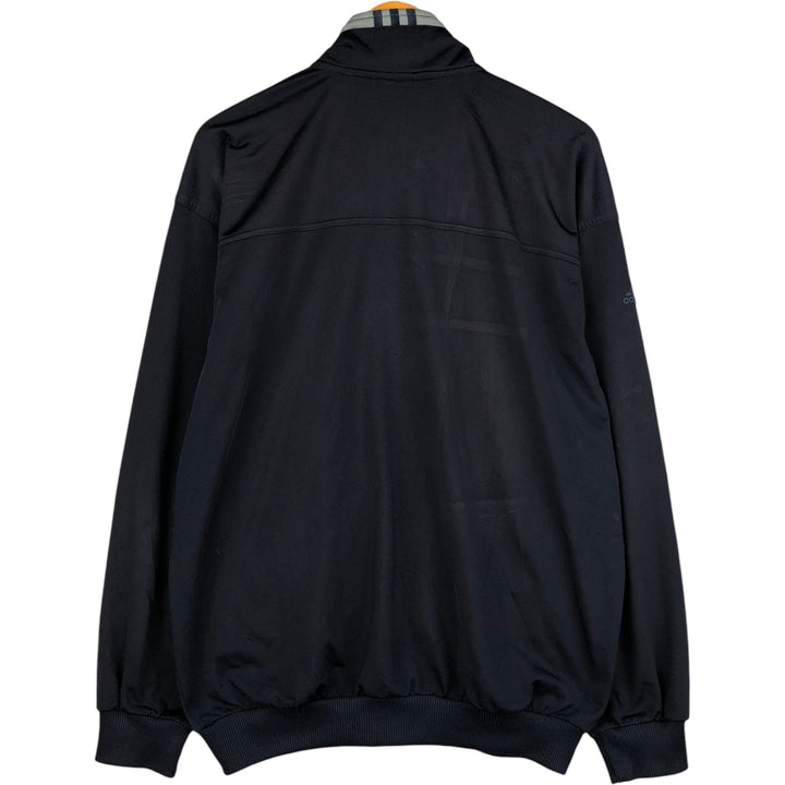 00'S adidas jersey track jacket, men's XL size polyester navy blue type Vintage Second Hand