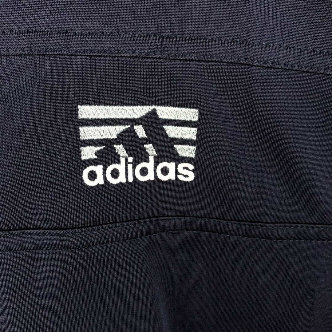 00'S adidas jersey track jacket, men's XL size polyester navy blue type Vintage Second Hand