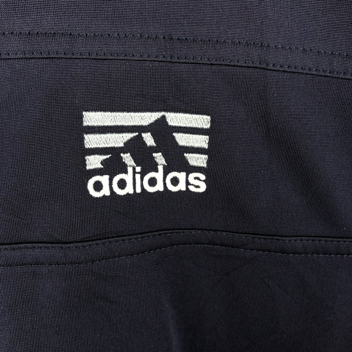 00'S adidas jersey track jacket, men's XL size polyester navy blue type Vintage Second Hand