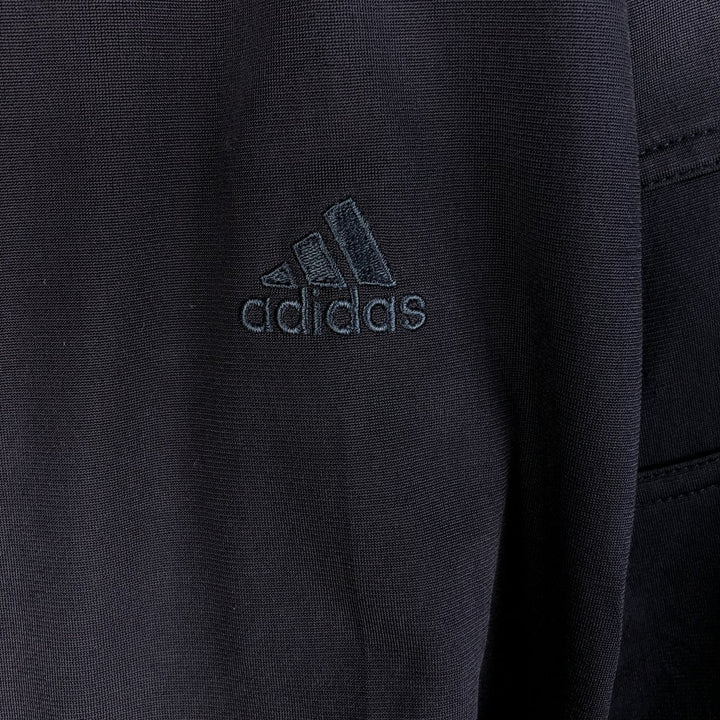 00'S adidas jersey track jacket, men's XL size polyester navy blue type Vintage Second Hand