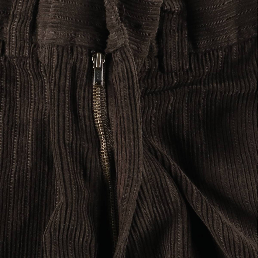 2000'S Tommy Bahama corduroy pants, men's size W35 silk brown type Vintage Second Hand
