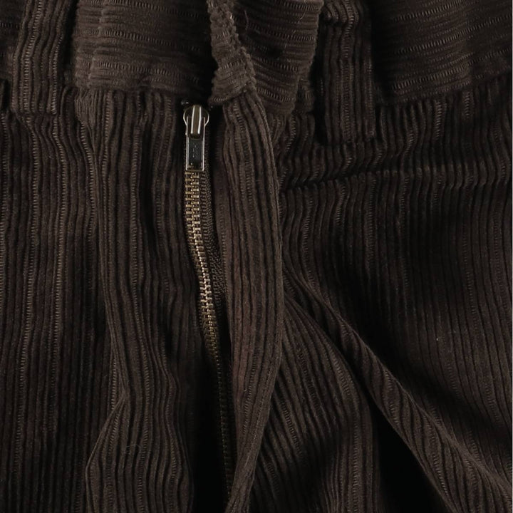 2000'S Tommy Bahama corduroy pants, men's size W35 silk brown type Vintage Second Hand