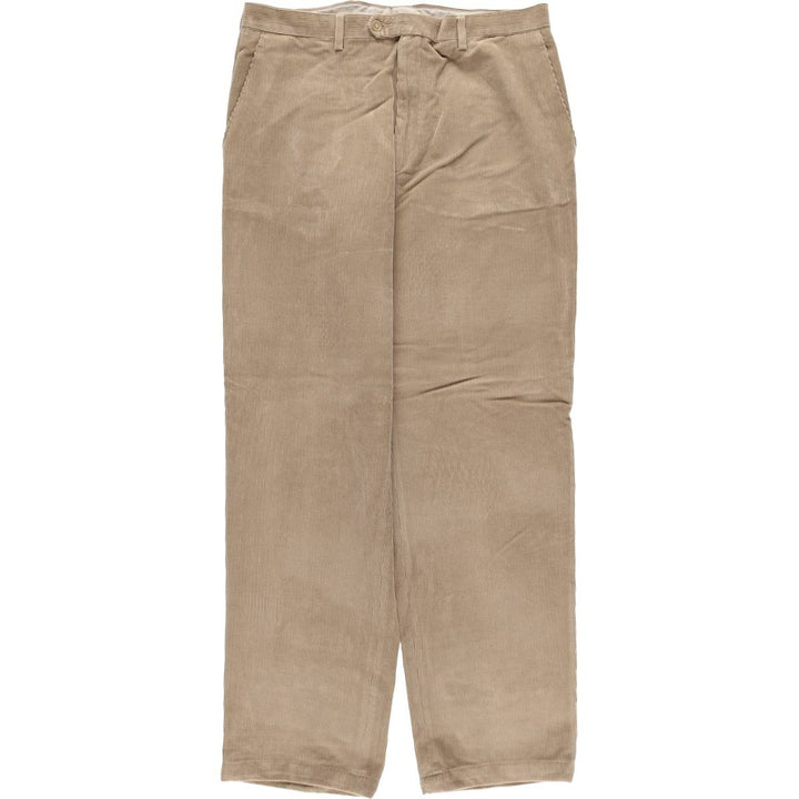 MH Corduroy Pants Men's Size W34 cotton Beige type Vintage Second Hand