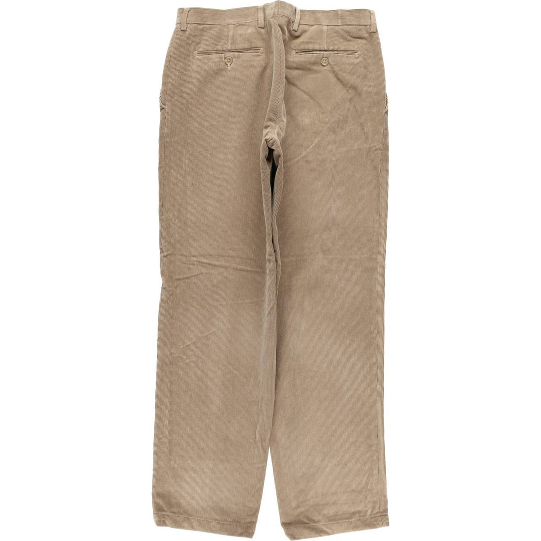 MH Corduroy Pants Men's Size W34 cotton Beige type Vintage Second Hand