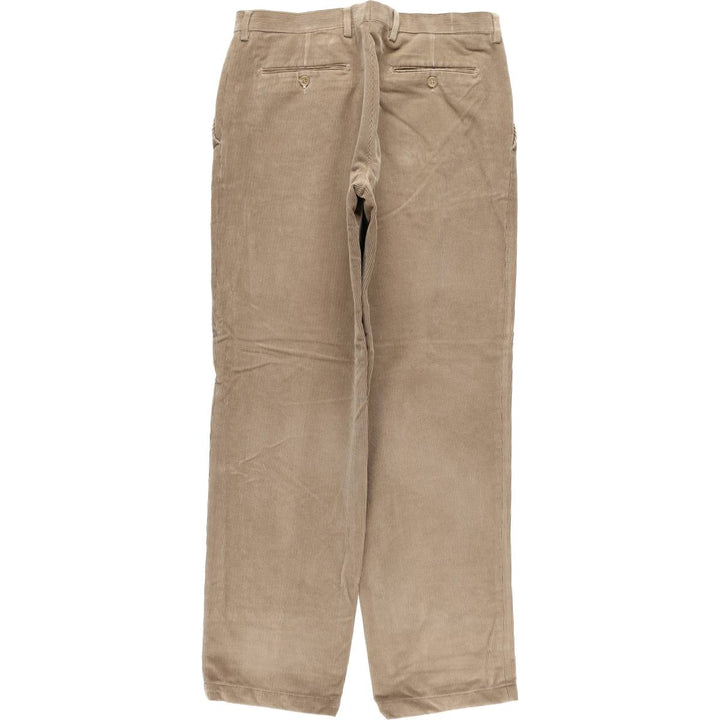 MH Corduroy Pants Men's Size W34 cotton Beige type Vintage Second Hand