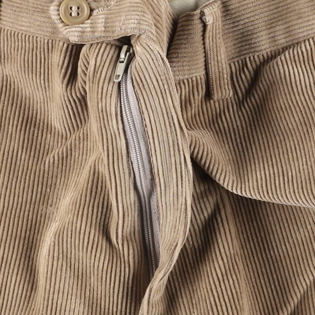 MH Corduroy Pants Men's Size W34 cotton Beige type Vintage Second Hand