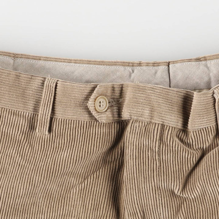 MH Corduroy Pants Men's Size W34 cotton Beige type Vintage Second Hand
