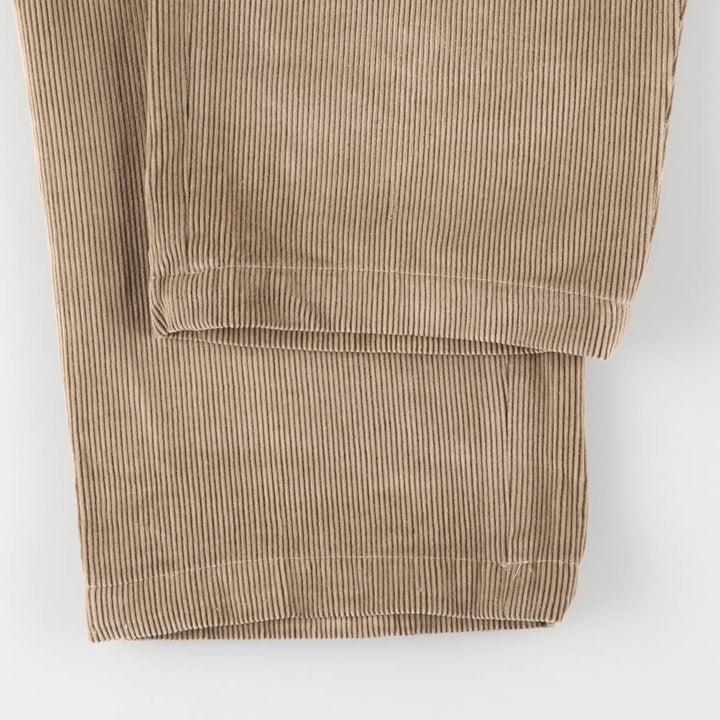 MH Corduroy Pants Men's Size W34 cotton Beige type Vintage Second Hand