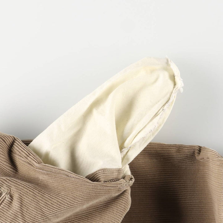 MH Corduroy Pants Men's Size W34 cotton Beige type Vintage Second Hand