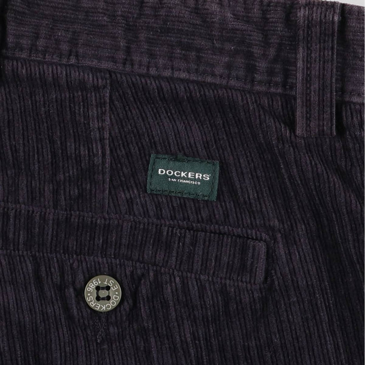 Dockers Comfort Fit Corduroy Pants, Men's, Size W32 cotton black type Vintage Second Hand
