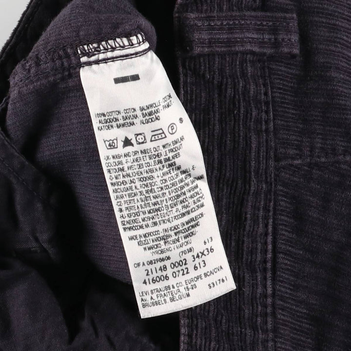 Dockers Comfort Fit Corduroy Pants, Men's, Size W32 cotton black type Vintage Second Hand
