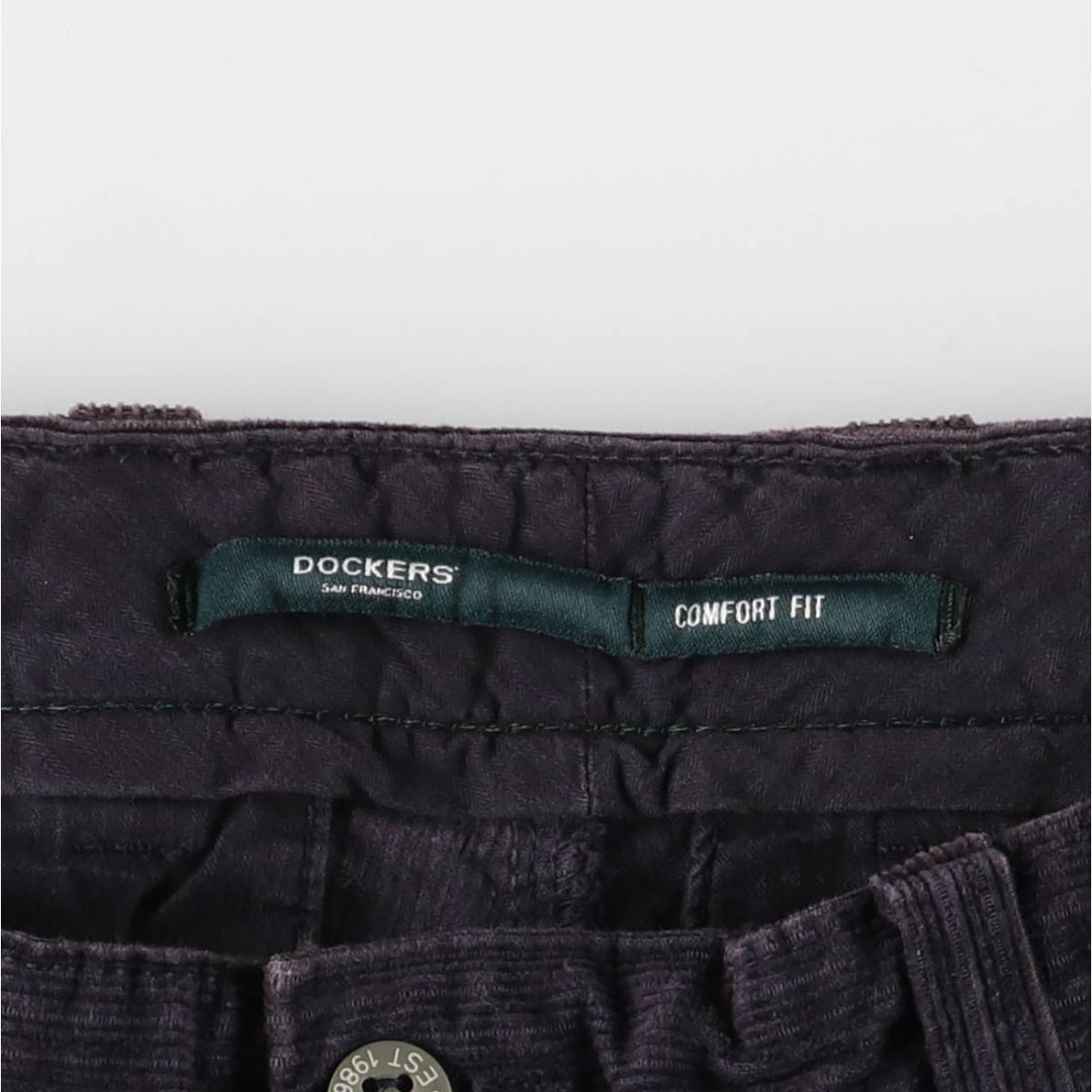 Dockers Comfort Fit Corduroy Pants, Men's, Size W32 cotton black type Vintage Second Hand
