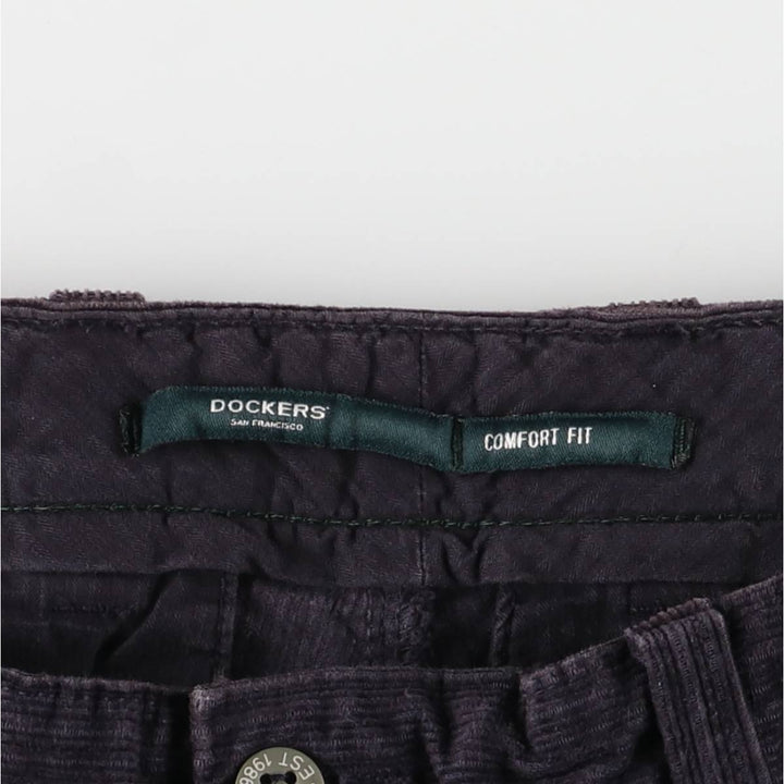 Dockers Comfort Fit Corduroy Pants, Men's, Size W32 cotton black type Vintage Second Hand