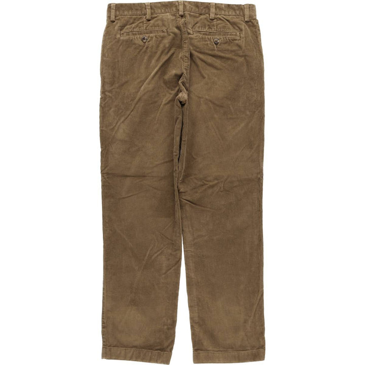 90s-00'S LLBean Vintage Corduroy Pants, Men's Size 36 cotton brown type Vintage Second Hand