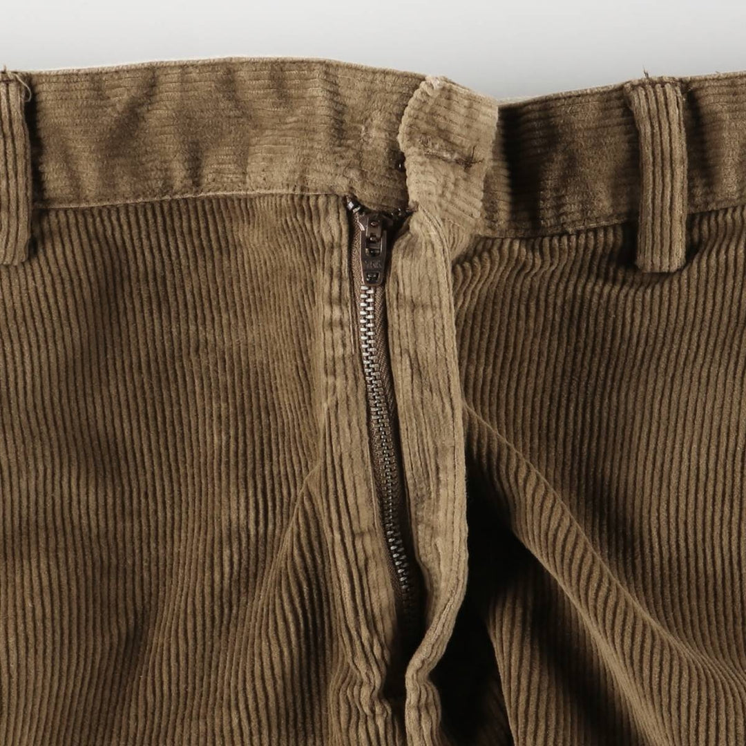 90s-00'S LLBean Vintage Corduroy Pants, Men's Size 36 cotton brown type Vintage Second Hand