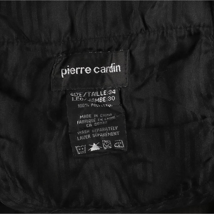 Pierre Cardin wide-ribbed corduroy pants, men's size W34 polyester brown type Vintage Second Hand