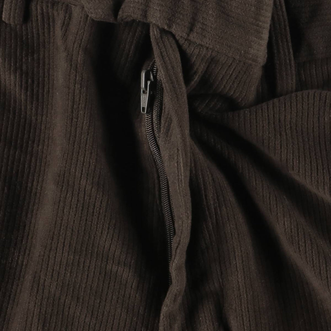 Pierre Cardin wide-ribbed corduroy pants, men's size W34 polyester brown type Vintage Second Hand