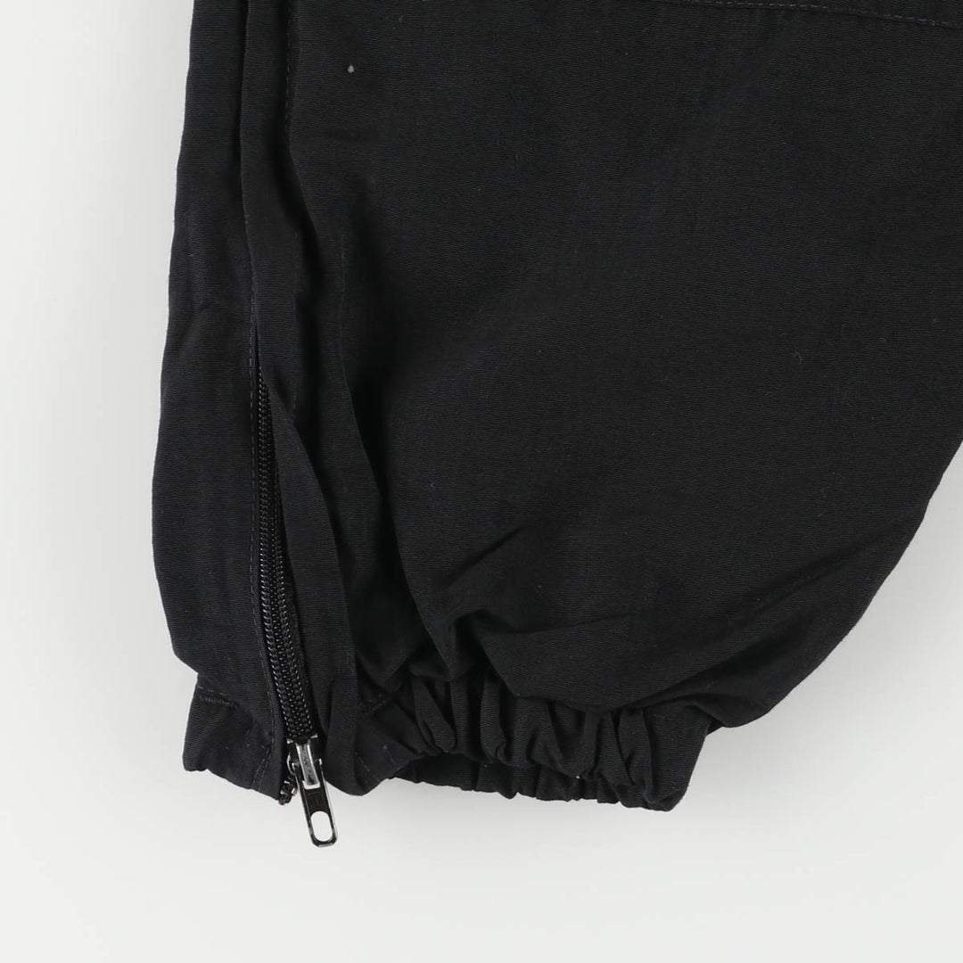 Genuine US Army APFU Training Pants, Nylon Pants, Shaka Shaka Pants, Made in USA, M unclear black type Vintage Second Hand