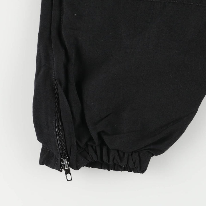 Genuine US Army APFU Training Pants, Nylon Pants, Shaka Shaka Pants, Made in USA, M unclear black type Vintage Second Hand