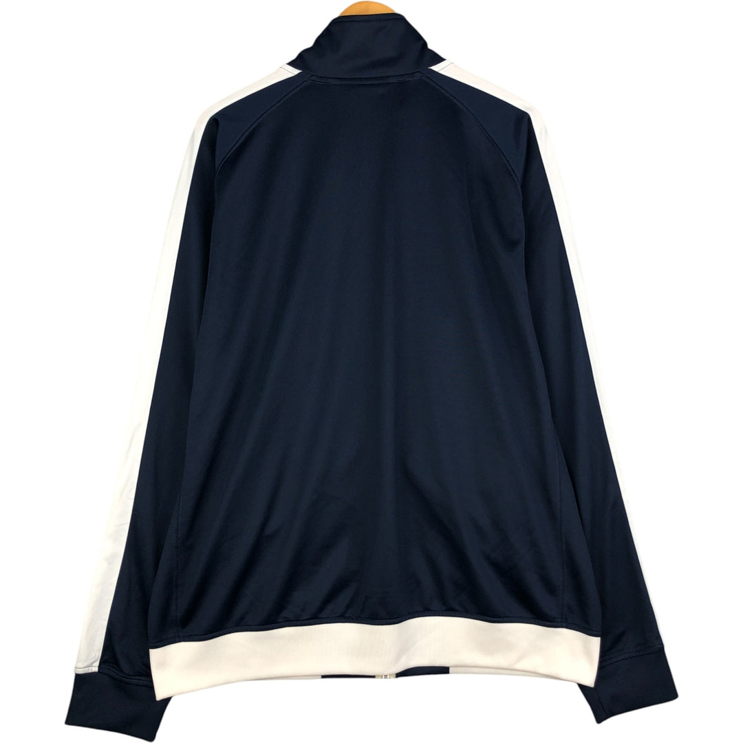2000'S Nike Jersey Track Jacket, Men's XXL polyester navy blue type Vintage Second Hand