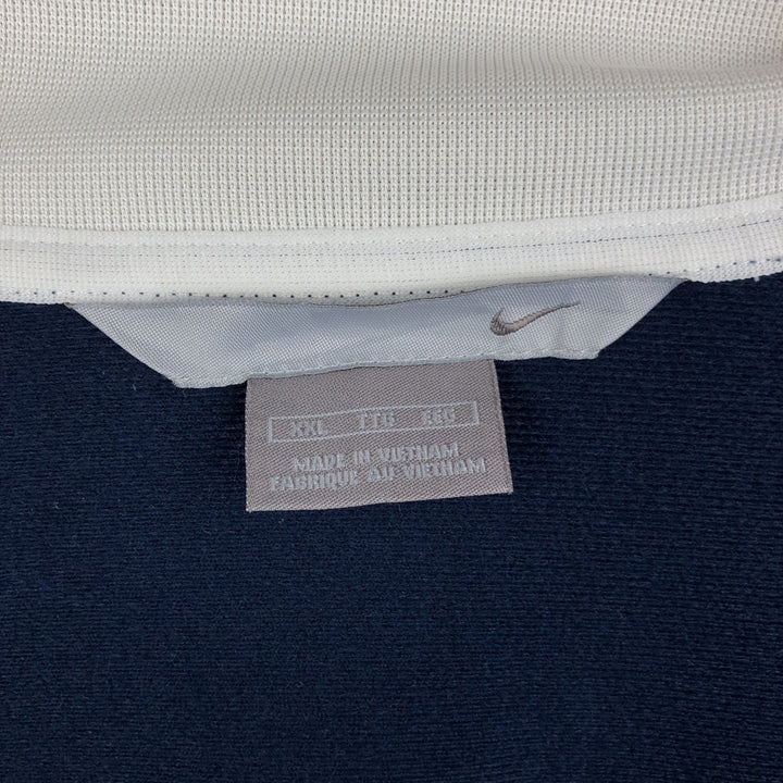 2000'S Nike Jersey Track Jacket, Men's XXL polyester navy blue type Vintage Second Hand