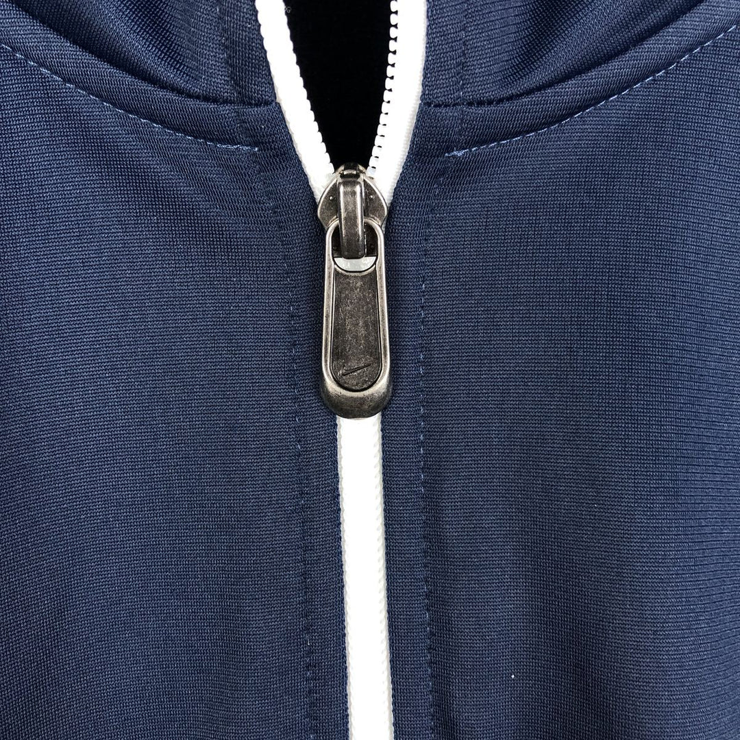 2000'S Nike Jersey Track Jacket, Men's XXL polyester navy blue type Vintage Second Hand