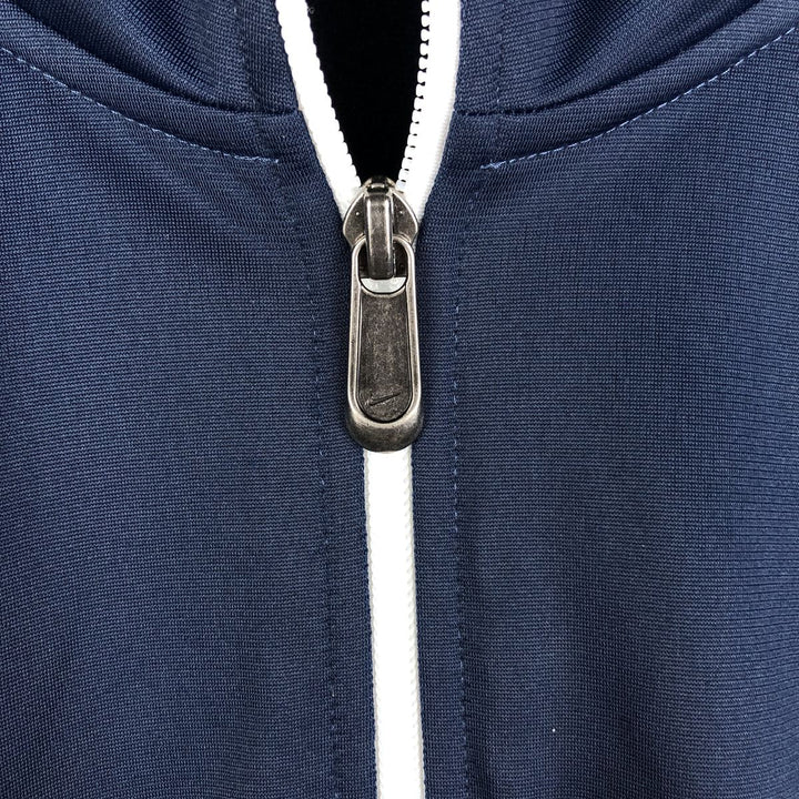 2000'S Nike Jersey Track Jacket, Men's XXL polyester navy blue type Vintage Second Hand
